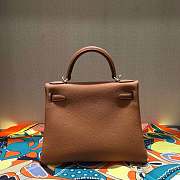 Hermas kelly 35cm with Gold Hardware Brown - 6