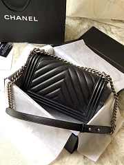 Chanel Leboy lambskin with sliver hardware 20cm - 5