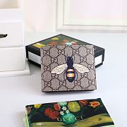 Bee Print GG Supreme Wallet 451268 Size 11x9 cm - 6