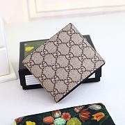 Bee Print GG Supreme Wallet 451268 Size 11x9 cm - 2