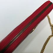 Gucci GG Marmont Shoulder Bags Red 598596 Size 19x10cm - 5