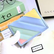 GG Marmont Card Case Wallet Multicolor Pastel 625693 Size 11x8.5x3cm - 4