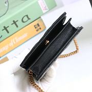 GG Marmont Card Case Wallet Black 625693 Size 11x8.5x3cm - 4