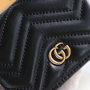 GG Marmont Card Case Wallet Black 625693 Size 11x8.5x3cm - 5