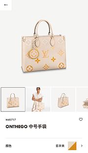 LV-ONTHEGO MM M45717 Size 35x27x14 cm - 3