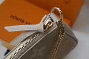 LV-MINI POCHETTE ACCESSOIRES White/Yellow M80501 Size 15.5x10.5x4 cm - 5