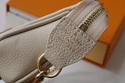 LV-MINI POCHETTE ACCESSOIRES White/Yellow M80501 Size 15.5x10.5x4 cm - 6