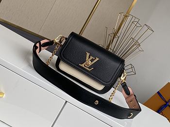 LV-LOCKME TENDER Black M58557 Size 19x13x8 cm