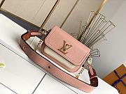 LV-LOCKME TENDER Pink M58555 Size 19x13x8 cm - 1