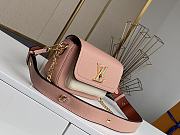 LV-LOCKME TENDER Pink M58555 Size 19x13x8 cm - 2