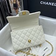 Chanel Classic 610 White Size 20x14x7 cm - 5