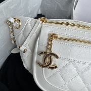 Chanel Women Waist Chest Bag White AS1077 Size 34x15x6 cm - 6