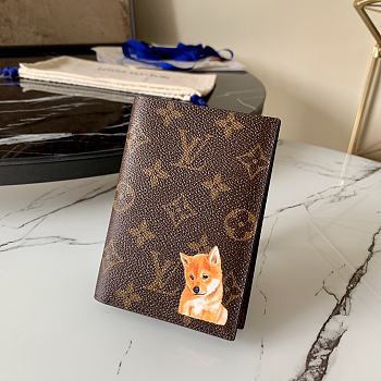 Louis Vuitton Monogram Canvas Dog Print M64411 Size 10x14 cm