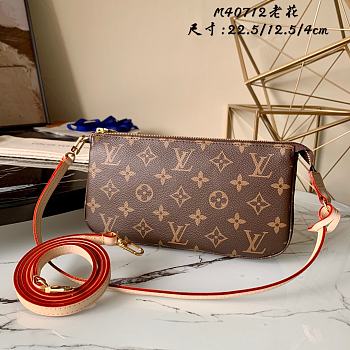 Louis Vuitton 2005 Pochette Accessoires 2way Bag M40712 Size 22.5x4x12.5 cm