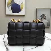 Bottega Venetα CHAIN CASSETTE Black 44048 Size 26*18*8cm - 5