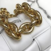 Bottega Venetα CHAIN CASSETTE White 44048 Size 26*18*8cm - 5