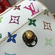 LOUIS VUITTON MONOGRAM MULTI-COLOR White M40055 Size 16x13.5x4.5 cm - 2