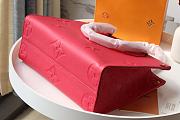 Louis Vuitton Fuschia Empreinte Onthego PM Red M45660 Size 28x11x19 cm - 3