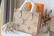 LV-ONTHEGO Tote Bag M45660 Size 28x11x19 cm - 1