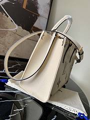 LV-ONTHEGO Small Shopping Bag Beige M45654 Size 25x19x11.5 cm - 6