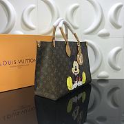 LV-Mickey yellow flower Onthego medium handbag M45039 Size 34x26x15 cm  - 6