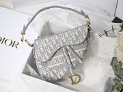 Dior-Classic Embroidery Gray M9001 Size 25.5x20x6.5 cm - 1