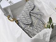 Dior-Classic Embroidery Gray M9001 Size 25.5x20x6.5 cm - 4