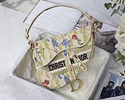 Dior-Classic Embroidery Hibiscus M9001 Size 25.5x20x6.5 cm - 5