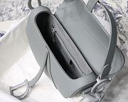 Dior-Classic Embroidery Rock Gray M9001 Size 25.5x20x6.5 cm - 3