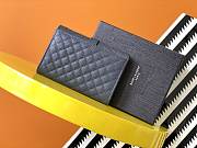 YSL-MONOGRAM FLAP WALLET Black 651026 Size 13,5X9,5X3 cm - 3