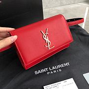 YSL-KATE BELT BAG IN RED 534395 Size 18x12x4.5 cm - 1