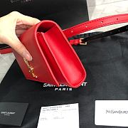 YSL-KATE BELT BAG IN RED 534395 Size 18x12x4.5 cm - 3