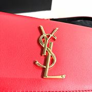 YSL-KATE BELT BAG IN RED 534395 Size 18x12x4.5 cm - 5