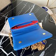 Louis Vuitton LV Pochette Coussin Blue M80744 Size 20x14x8 cm - 3