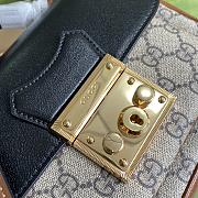 GUCCI-Padlock Mini Bag Gram Brown/Pvc 658487 Size 21x14x5cm - 3