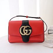 GUCCI Arli Small Shoulder Bag Red Small 550129 Size 25x16x5.5 cm - 4