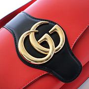 GUCCI Arli Small Shoulder Bag Red Small 550129 Size 25x16x5.5 cm - 2