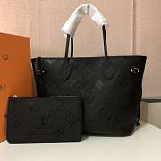 LV NEVERFULL MM M45685 BLACK Size 31x28x14cm - 1