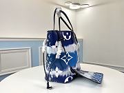 LV Escale Neverfull MM Blue M45128 Size 31x28.5x17 cm - 5