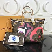 LV Neverfull Monogram Canvas Play Card M57452 Size 31x28x14 cm - 1