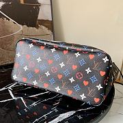 LV Neverfull Monogram Canvas Play Card Black M57462 Size 31x28x14 cm - 3