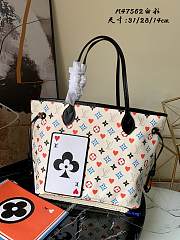 LV Neverfull Monogram Canvas Play Card M57462 Size 31x28x14 cm - 1