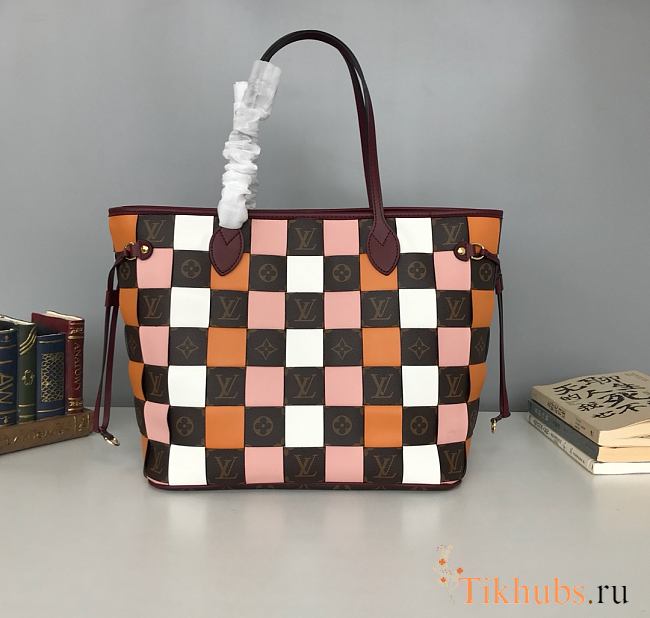 LV NEVERFULL Medium Handbag Powder/Orange M40993 Size 32x29x17 cm - 1