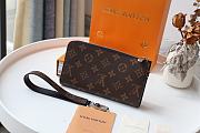 LV Zippy Dragonne Zipper Wallet Presbyopia N60379 Size 19x11x3.5 cm - 1