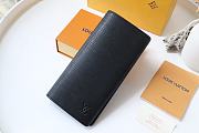 LV BRAZZA WALLET Black M80788 Size 10x19x2 cm - 5