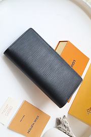 LV BRAZZA WALLET Black M80788 Size 10x19x2 cm - 3