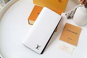 LV BRAZZA WALLET White M80788 Size 10x19x2 cm - 6