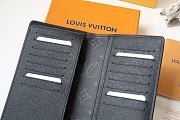 LV BRAZZA WALLET Blue M80788 Size 10x19x2 cm - 3