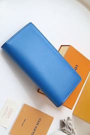 LV BRAZZA WALLET Blue M80788 Size 10x19x2 cm - 2