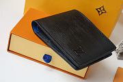 LV MULTIPLE WALLET Black M80770 Size 11.5x9x1.5 cm - 2